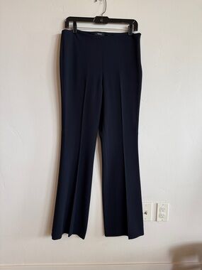 Theory Navy Boot-Cut Ponte Pants